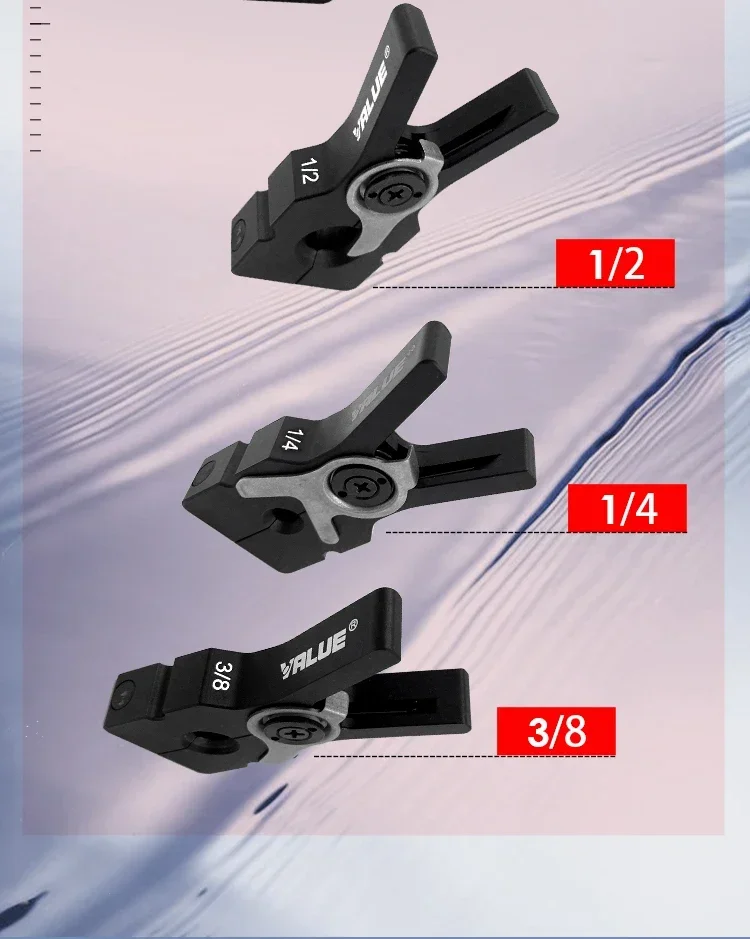 2PCS  VEF-1/-2 Electric Copper Tube Expander Flare Expander Air Conditioning Clamp