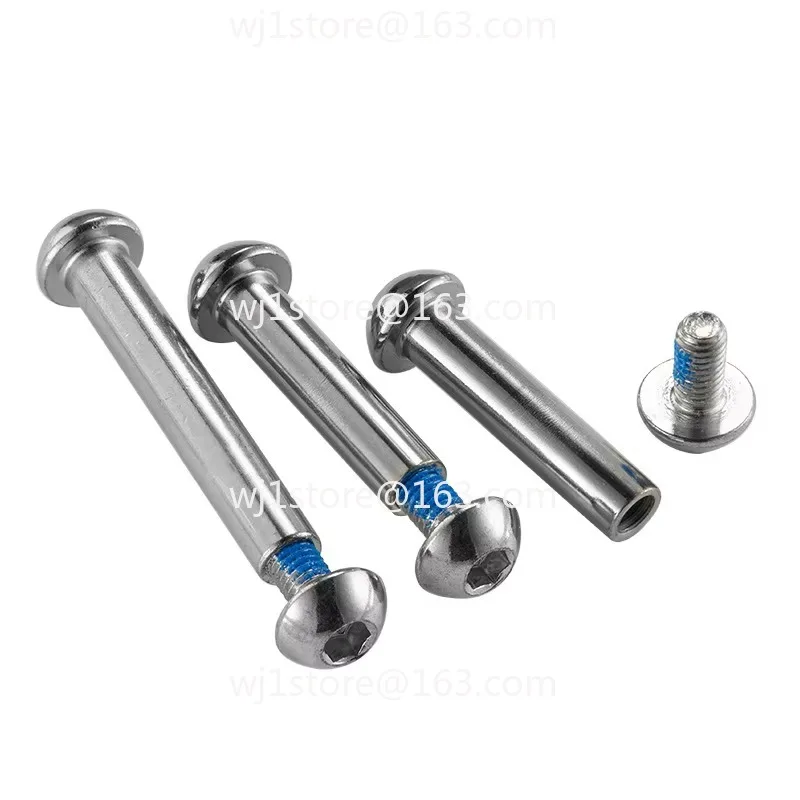 Wheelchair Caster Axle Parent-Child Lock Screw Staple Rivet