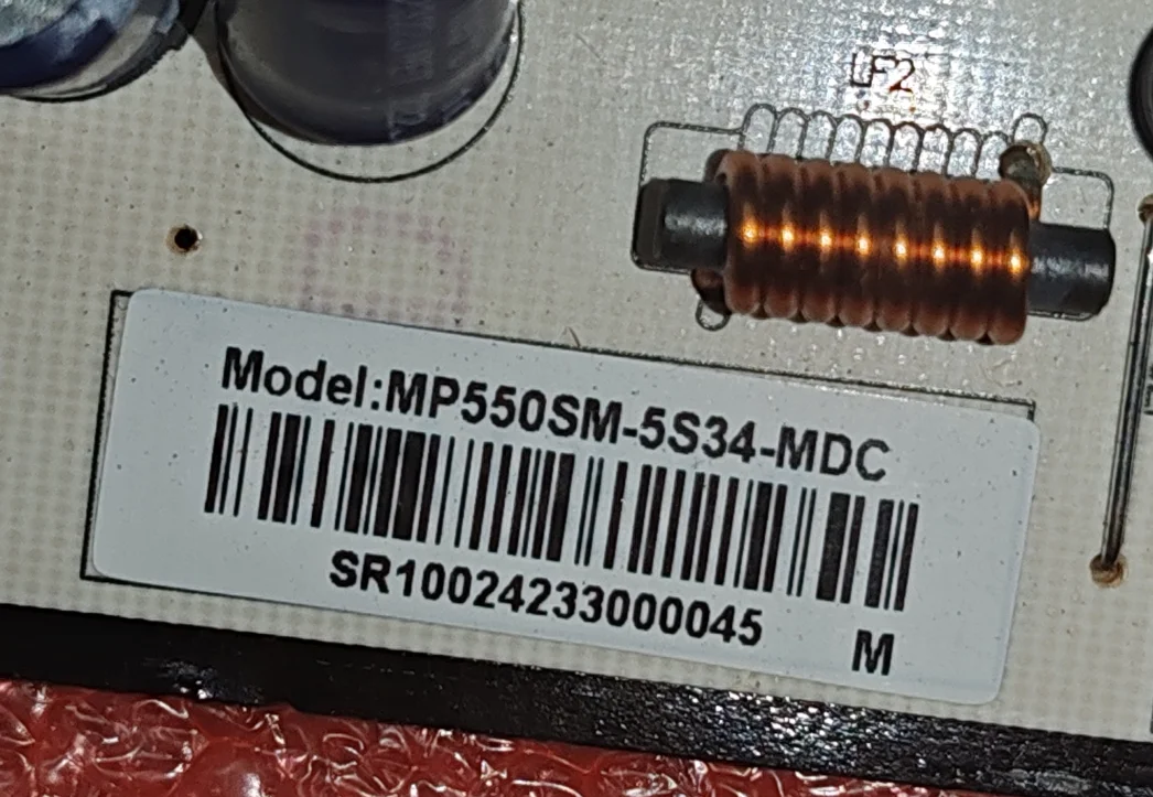 MP550SM-5S34-ADC 81T-PBE124-M 500001    لوحة طاقة تلفزيون LED شاشة كبيرة