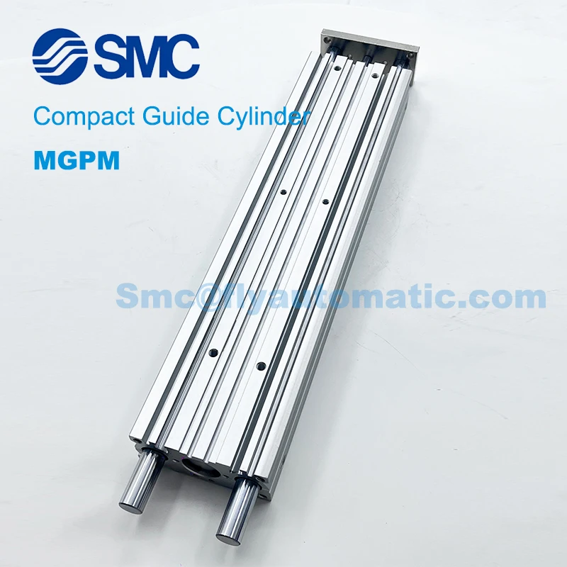 SMC MGPM25-300Z Pneumatic Compact Guide Cylinder MGPM25-20/25/30/40/50/75/100/150/200/250/300Z