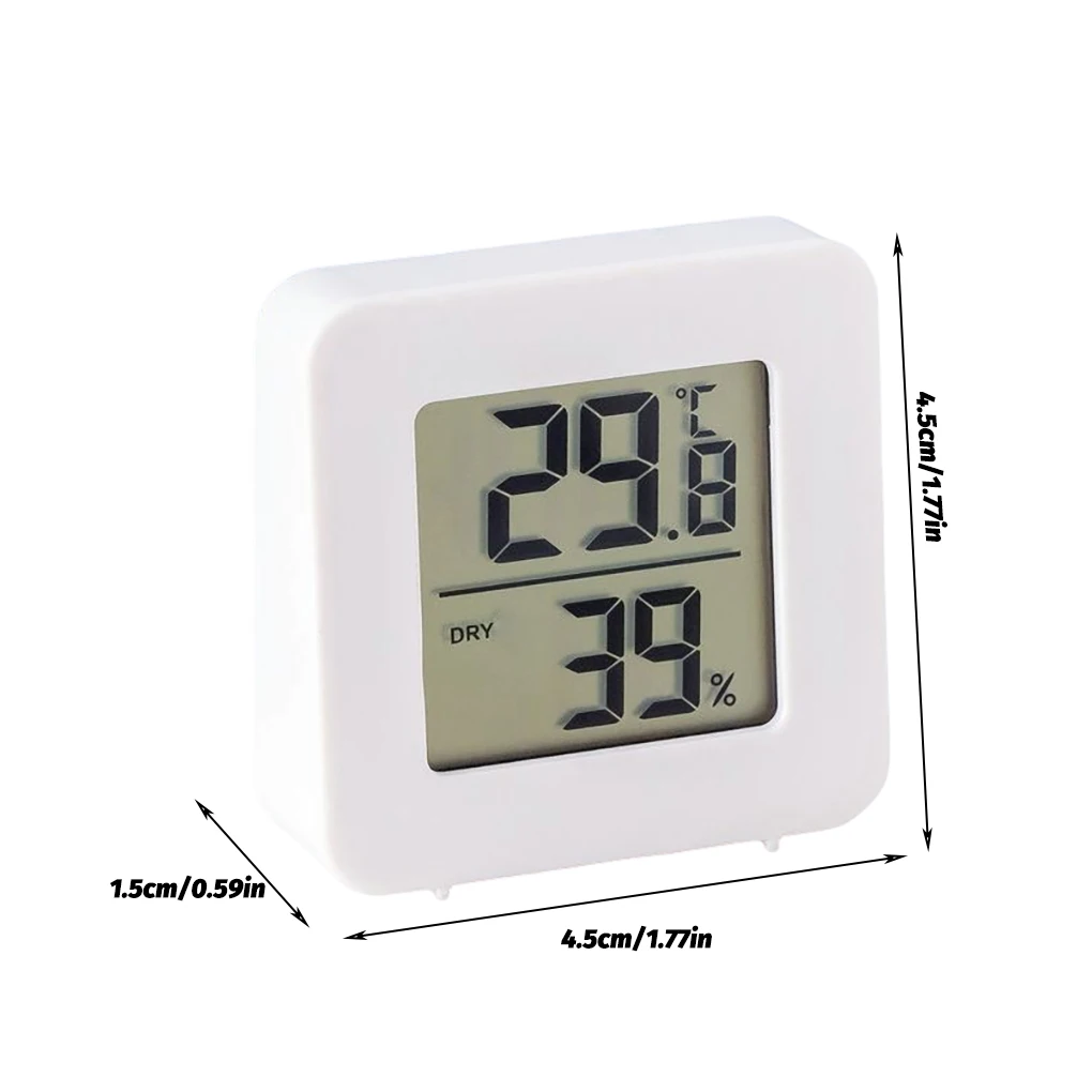 LED ميزان الحرارة الحرارية الرطوبة متعددة الوظائف الإلكترونية درجة الحرارة الرطوبة متر محطة الطقس للمنزل #6