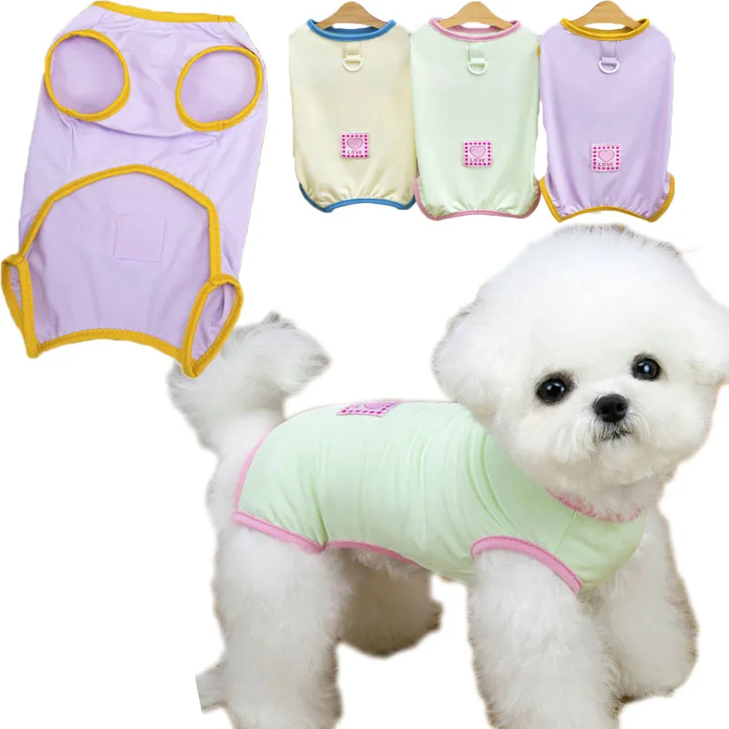 

Mesh Dog Jumpsuit Clothes Summer Sleeveless Hoodie Vest Onesie Pet Clothes For Small Dogs Chihuahua Yorks Puppy Overalls Pajamas