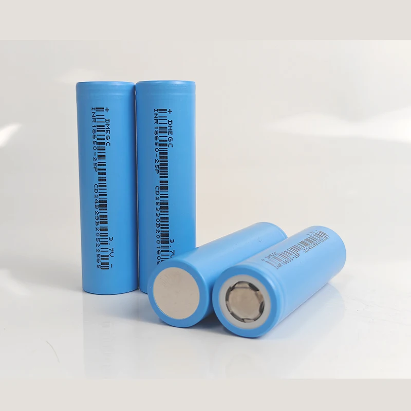 الأصلي DMEGC 25P 18650 بطارية 2500mah 15C التفريغ 3.7 فولت الصف أ ليثيوم أيون INR18650 خلية بطاريات ليثيوم سريعة قابلة للشحن #4