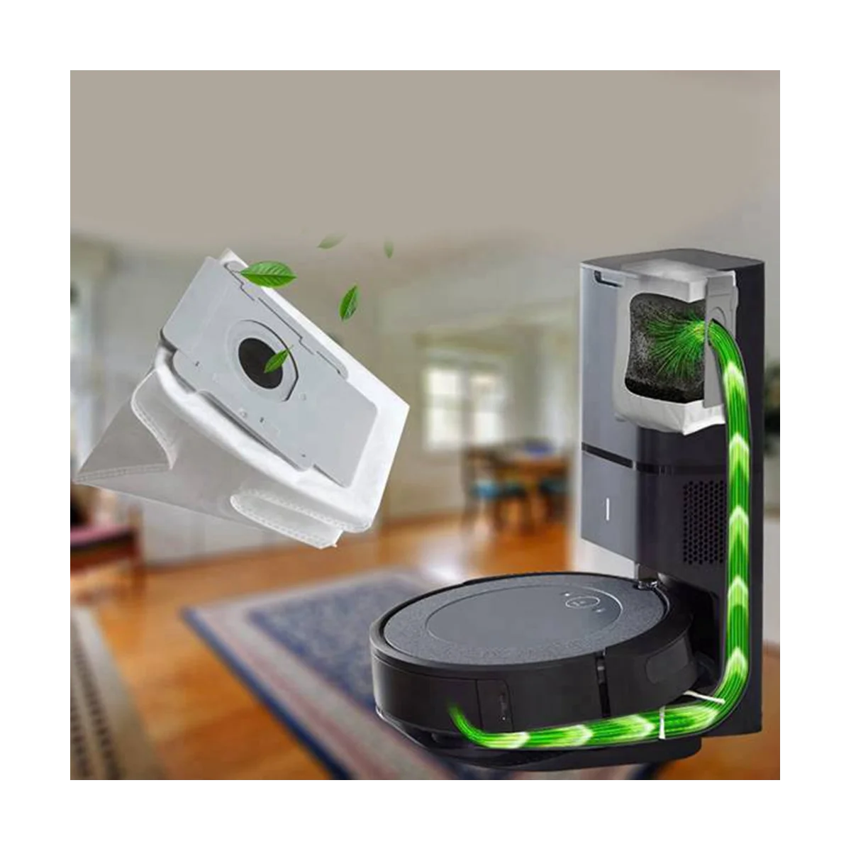 I3,i3 plus,i4,i4 plus,i6 plus,i7,i7 plus,26個用の自動掃除機バッグ