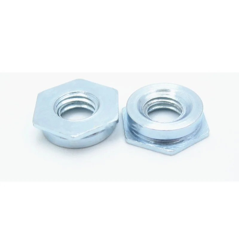 100/1000pcs Carbon Steel Blue Zinc Plated Flush Nut F-M2/M2.5/M3/M4/M5/M6 Standard Rivet Fastener