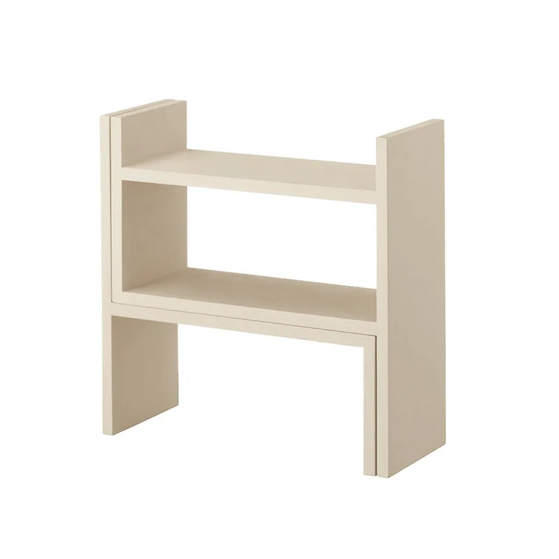 Japanese bookshelf table solid wood creative simple kitchen dining table seasoning cabinet desktop finishing storage rack jω