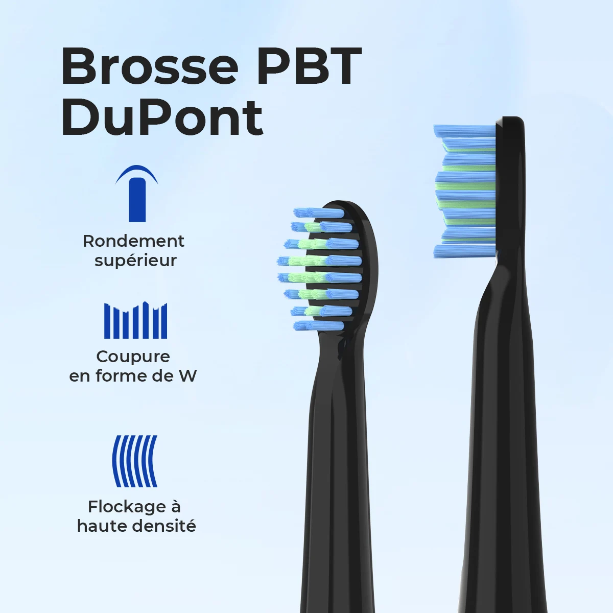 Smilelog EB513 Sonic Toothbrush 39800VPM IPX7 Waterproof 60-Day Battery 5 Modes 4 Brush Heads Type-C