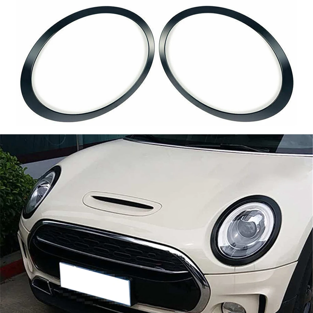 For BMW MINI Cooper R55 R56 R57 R58 R59 2008-2015 Car Headlight Trim Rings 51137149905 51137149906 Automotive Accessories