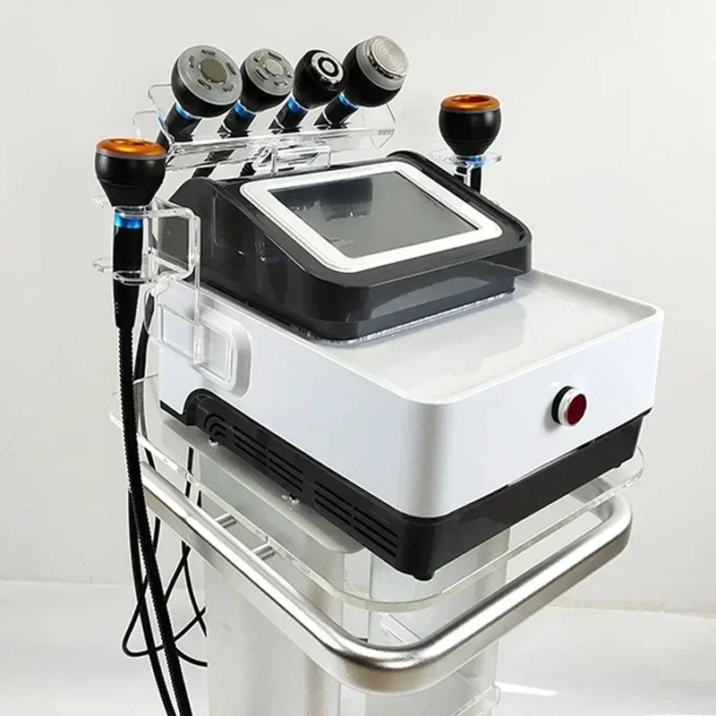 Professional Radiofrequency Lipolaser 6 in 1 Vacuum Therapy Cavitation 40k System Cavitation Skin Fat Removal Slimming Machin