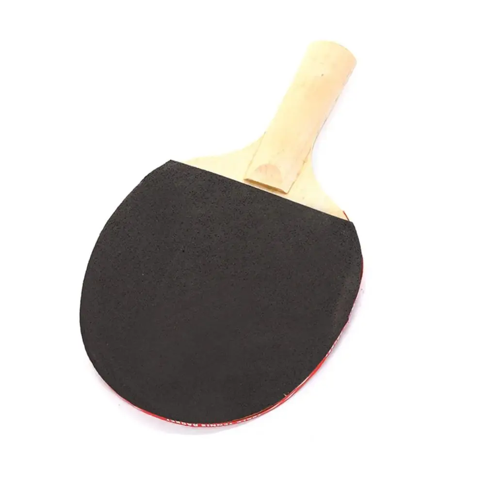 

With 3 Balls Table Tennis Set Poplar Wood with Mesh Rack Ping Pong Supplies Comfort Handle Fall Prevention Ping Pong Paddle