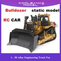 1：50 Alloy Engineering Truck Toy Car Heavy Duty Bulldozer static model Loader Tractor Excavator Toys for Kids Birthday Gifts Toy