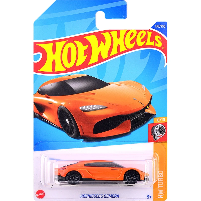 Hot Wheels-Diecast veículo modelo brinquedo para meninos, presente, Koenigsegg, Jesko 2024K #184, Gemera, #138 Cinza #188 Vermelho, 1/64