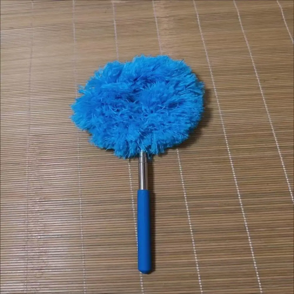 Stretchable sweater static brush for dust-free cleaning of long-handled duster