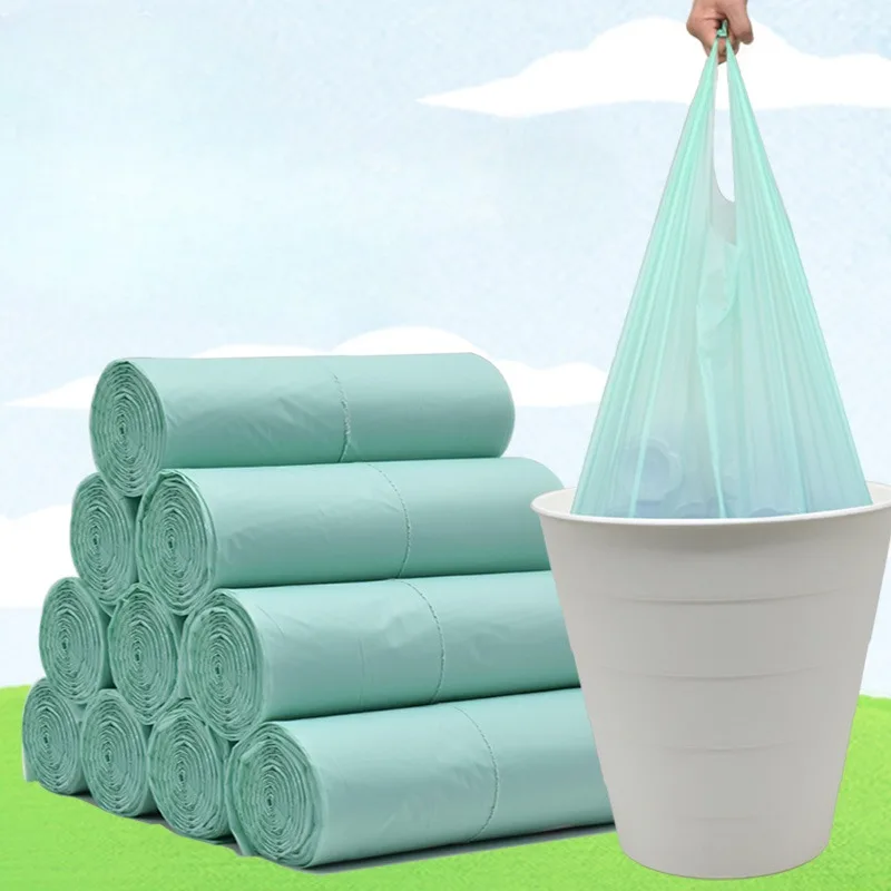 Biodegradable garbage bags classified disposable cleaning kitchen Starch Degradable Trash Bags environmenta