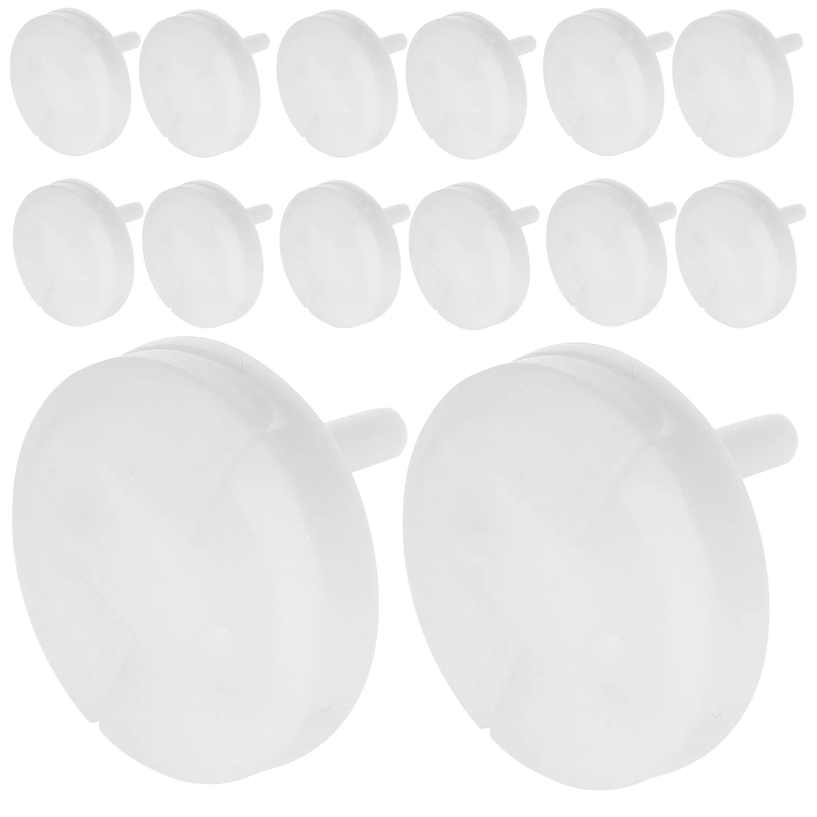 20 Pcs Socket Protection Cover Childproof Covers Outlet Protectors Cap Safety Plugs Caps White Electrical