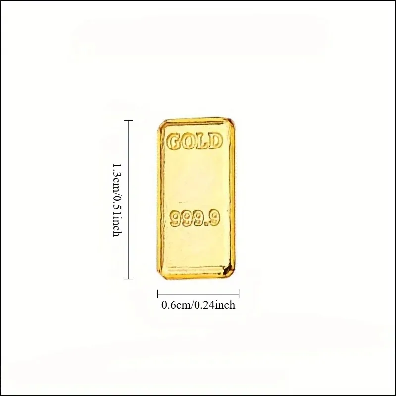 شريط ذهبي صغير مقلد، سبائك الزنك، ديكور المنزل وسطح المكتب، إكسسوارات غير رسمية، هدية هووسورمينغ، هدية مثالية وحرف يدوية