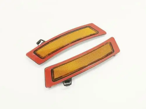 Front Bumper Amber Side Marker Reflectors For BMW X5 E70 2011-2013 Pair New