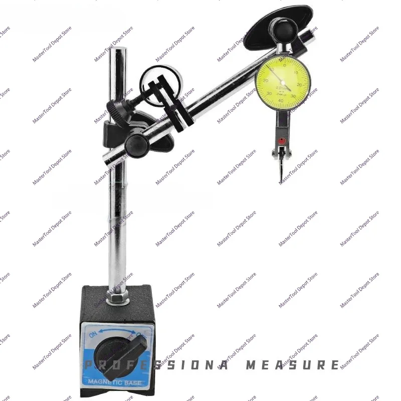 Magnetic Base with Precision Adjustment Universal Large Dial Indicator Magnetic Stand for Device Calibration
