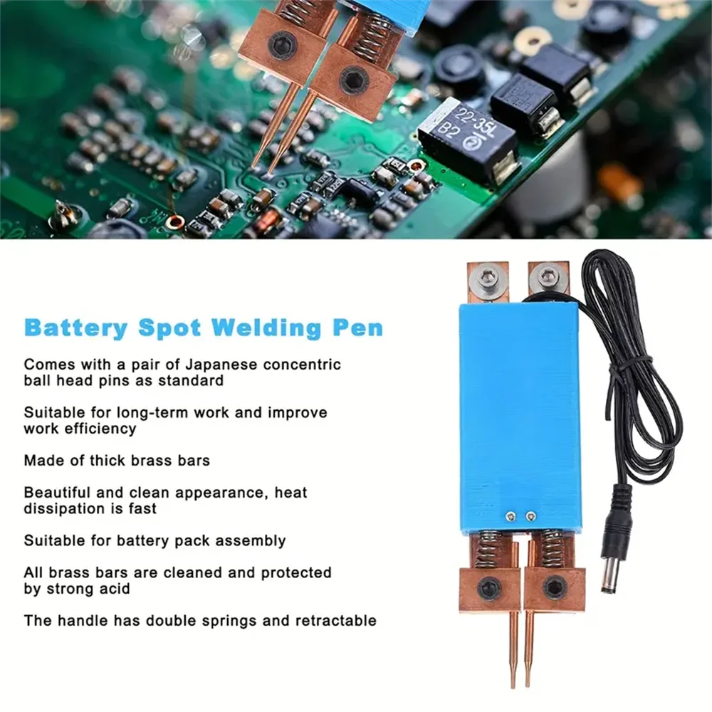 Penna per saldatore a punti fai-da-te portatile 18650 penna per saldatura a punti a batteria MachineAutomatic Trigger utensili elettrici in ferro