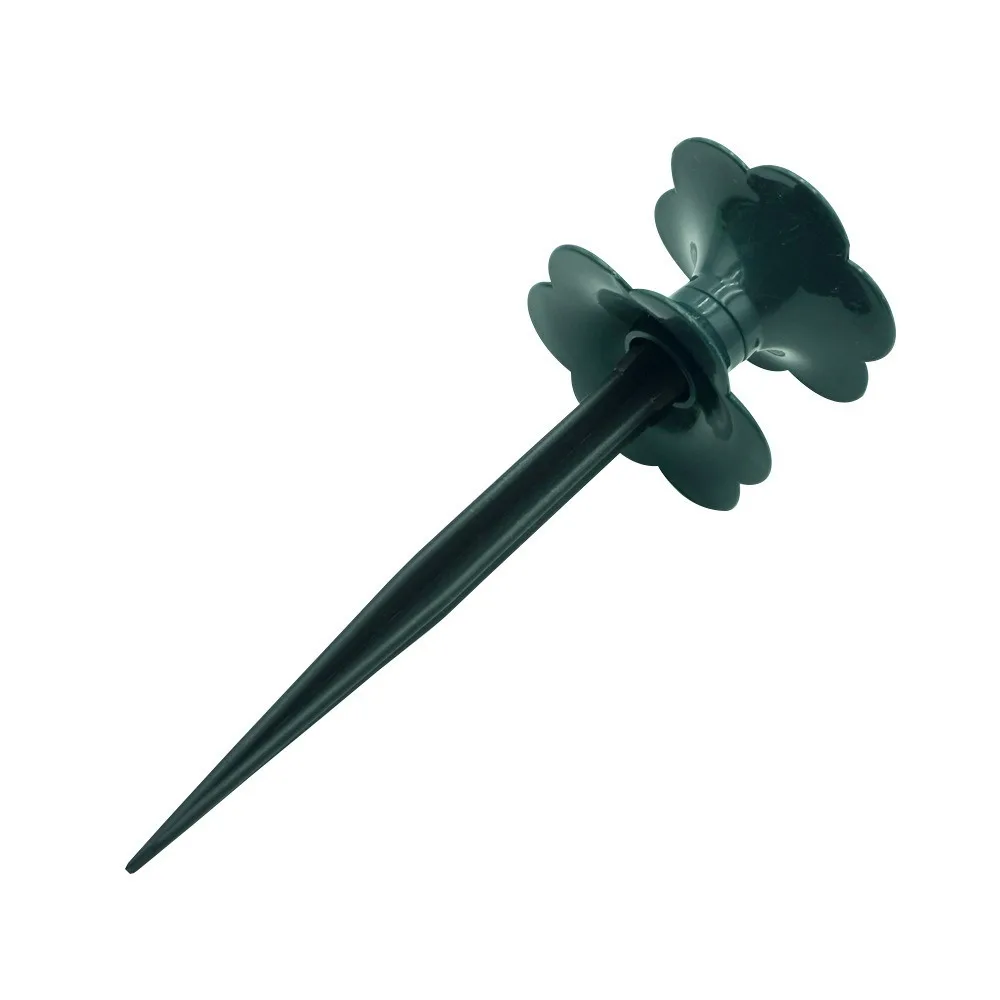 Practical Flower Shaped Garden Hose Guide Directional Protection Plastic Hose Holder Labor-Saving Hose Support Stake Guide Wheel