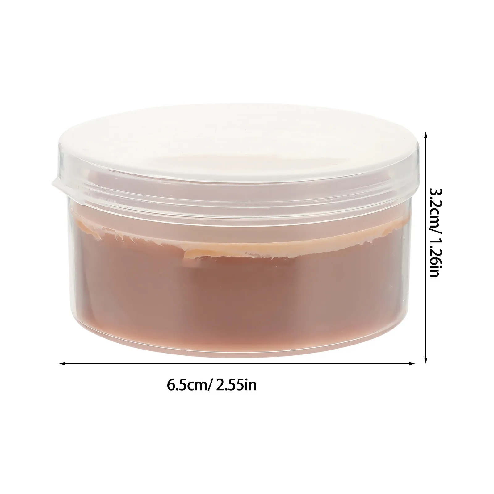 علبة واحدة 50 جرام من شمع تجميل البشرة لإخفاء الندوب بسلاسة، معجون تشكيل واقعي لإعادة تشكيل الأنف، غير قابل للتلطيخ، لفن الوجه والمهنات التجميلية