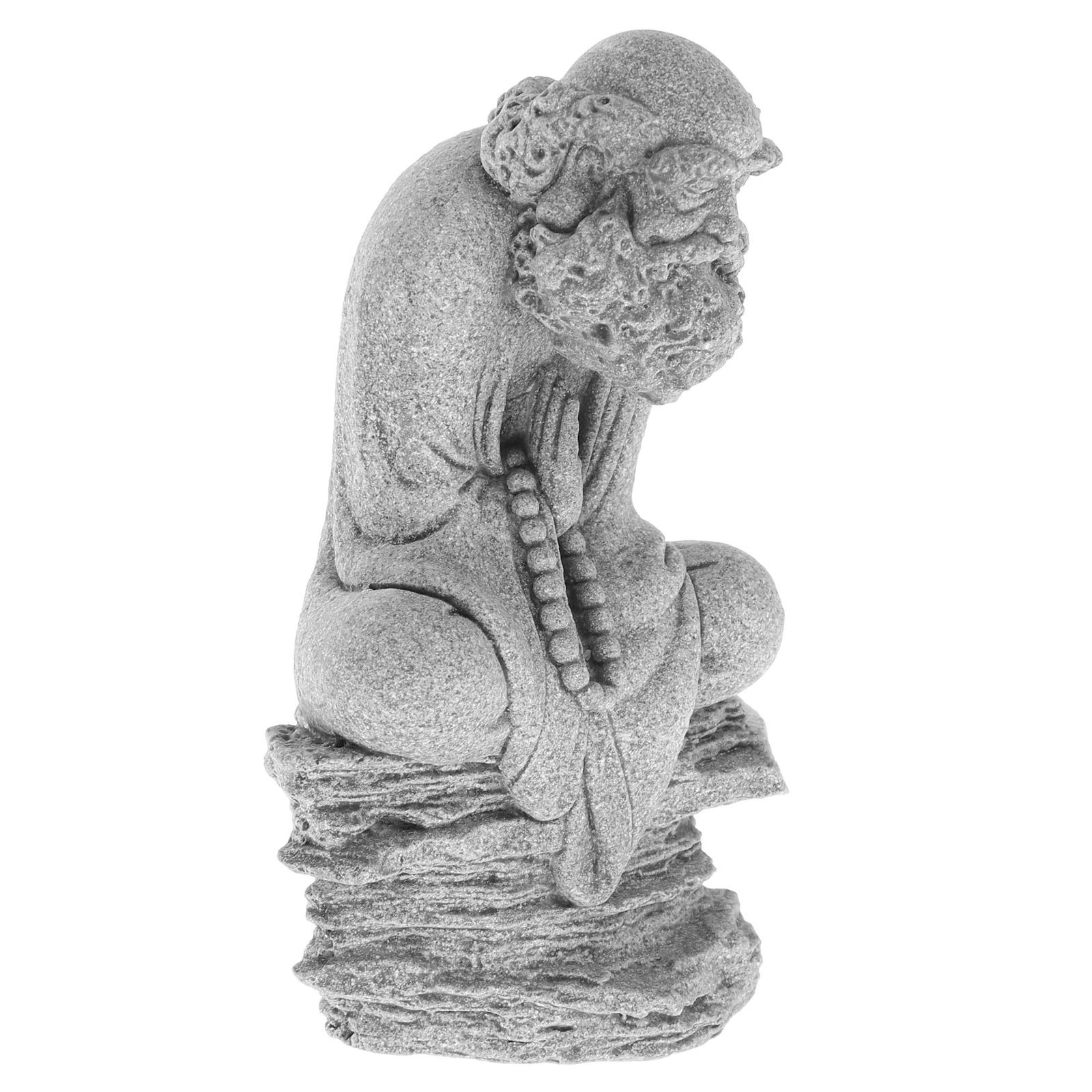 

Bodhidharma Ornaments Aquarium Buddha Decor Figure Statue Fish Tank Decorations