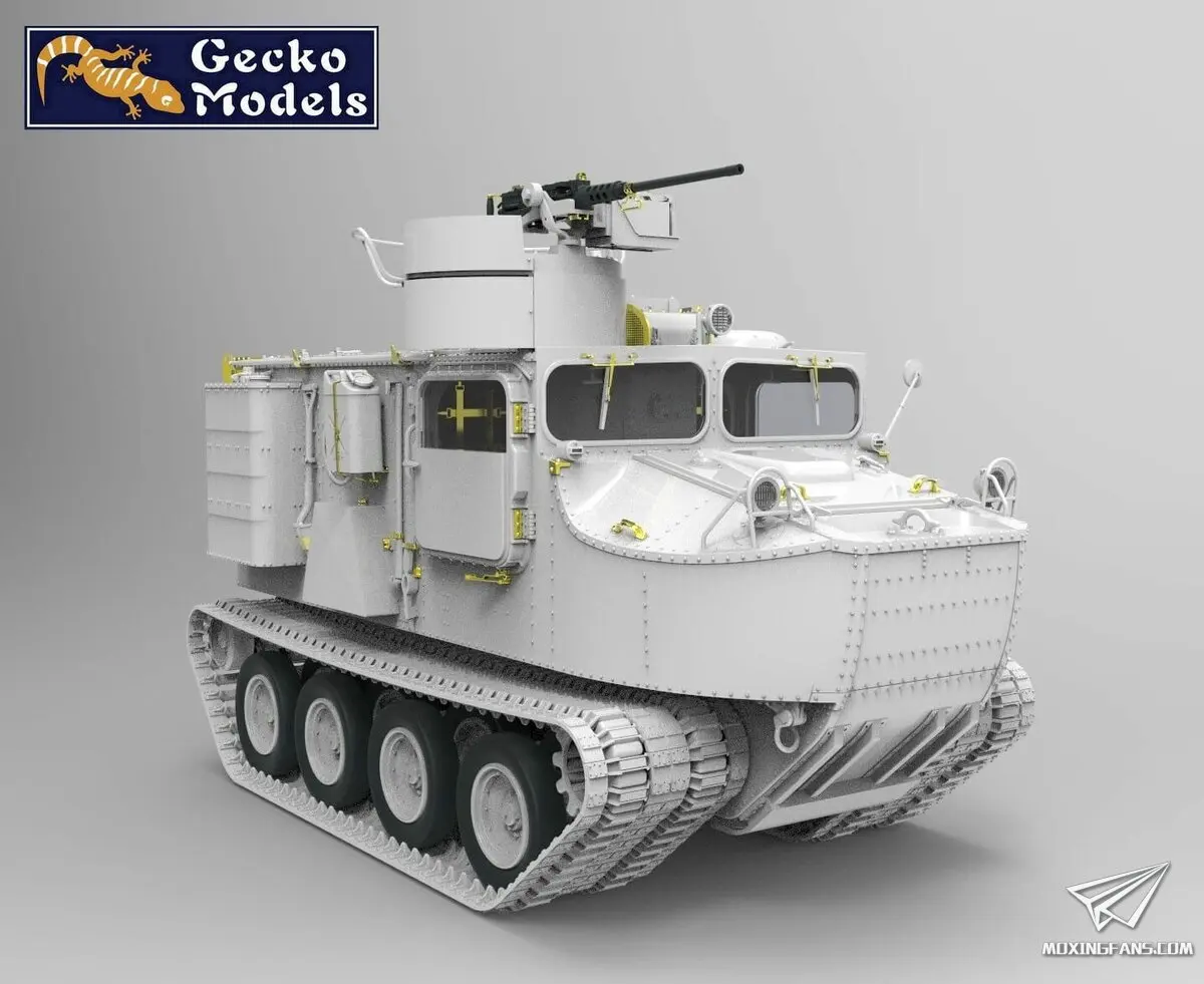 Gecko modelo 35GM0117 American M76 Otter Amphibious Transporter 1/35 Kit de modelo de ensamblaje de plástico