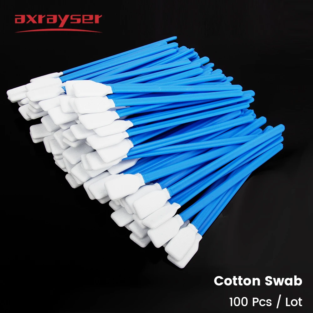 100Pcs/Bag Industry Micro Cotton Swab Sponge/Polyester Stick Cleaning Swab Sticks Cleaning Q-tips