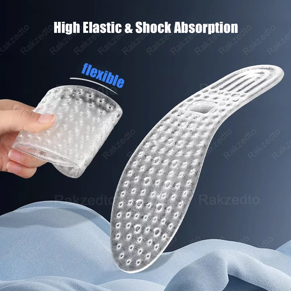 نعال ممتصة للصدمات الهوائية لأحذية العمل، دعم طوال اليوم مع التهاب اللفافة الأخمصية، نعال رياضية لتدليك القدم للأحذية #2