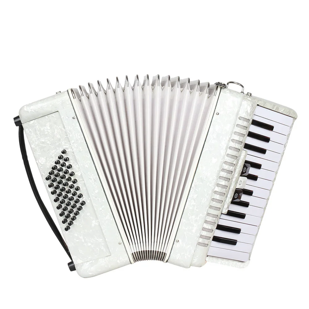 Bass Accordion Celluloid 26 Keys Accordion Adult Professional Triple Reed Accordion Instrument Cross Border