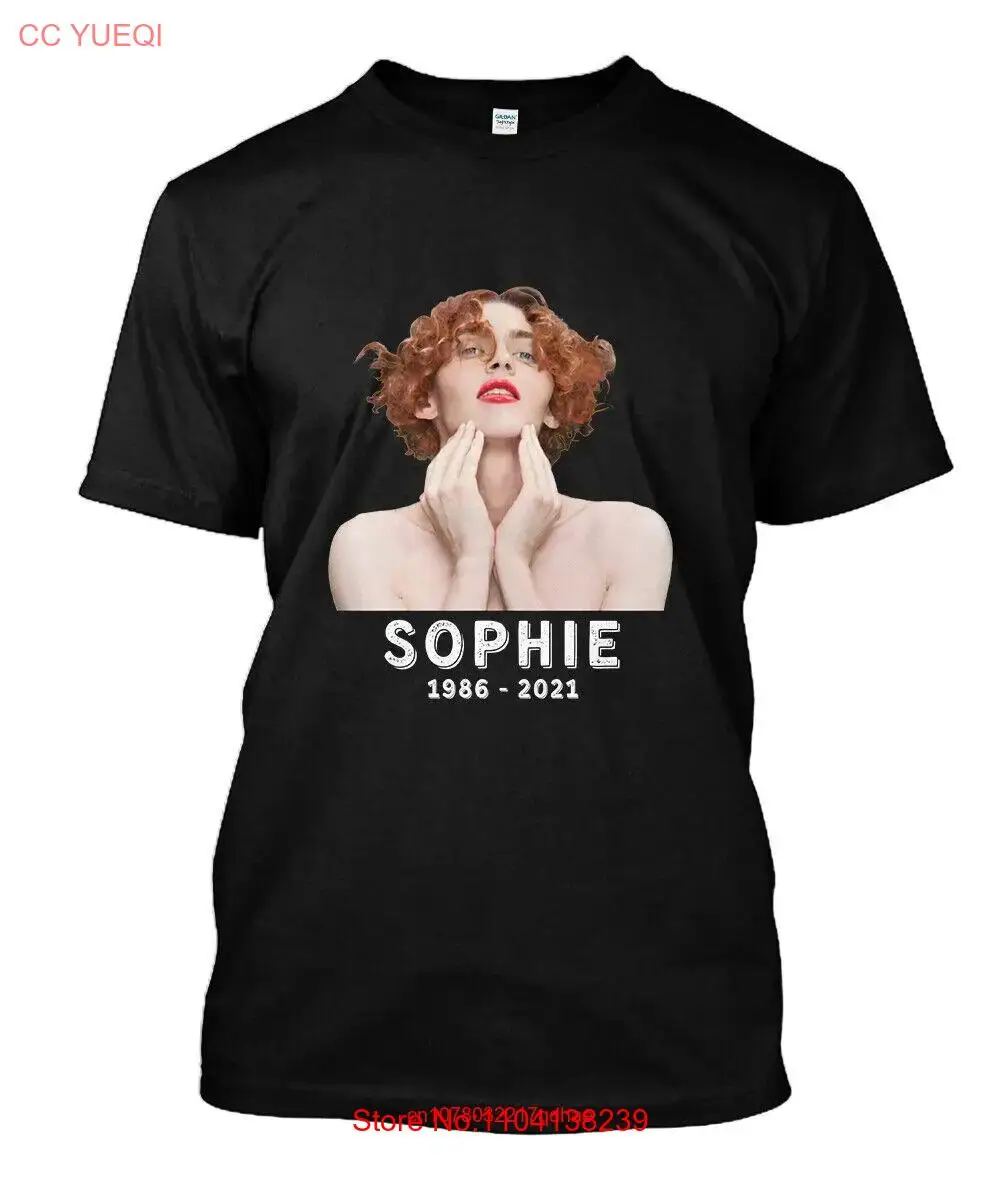 New 889 Sophie Xeon black T Shirt Size S 5XL long or short sleeves