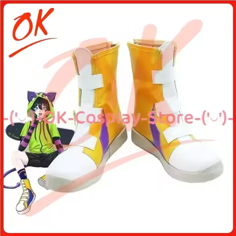 [Customized] SK8 the Infinity Chinen Miya Shoes Anime Roleplay Prop OK-Cosplay Halloween Carnival Holiday Party PU Leather Boots