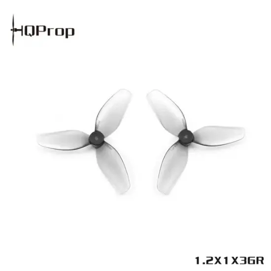 HQ Prop Ultralight 1.2x1x3 31mm 3 Blade Propellers PC Material 0.15g 3.8mm Hub 1mm Shaft for Tiny Whoop Micro FPV Quad