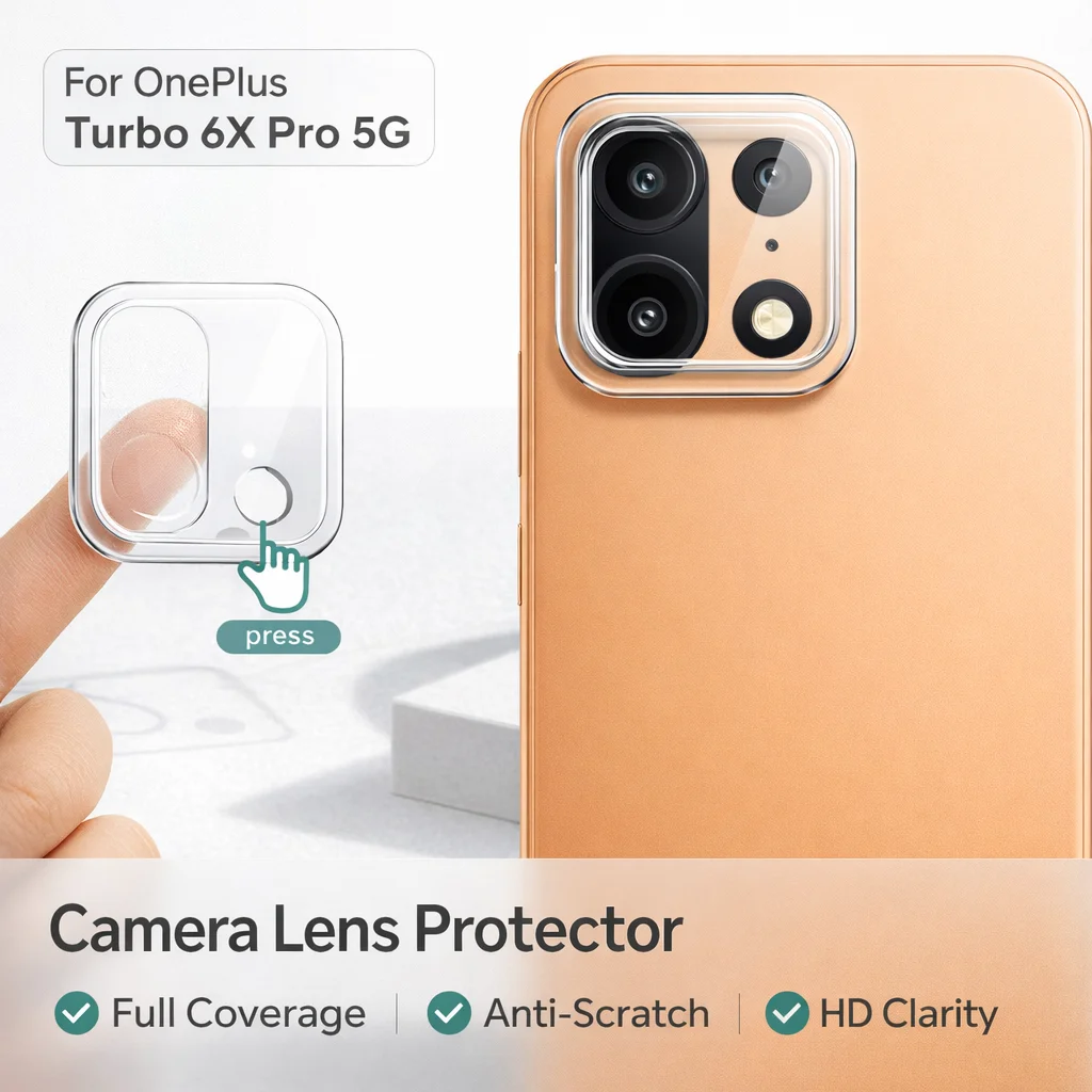 Camera Lens Glass For OnePlus Turbo 6X Pro 5G HD Clear Anti Fingerprint Ultra Thin LS0006