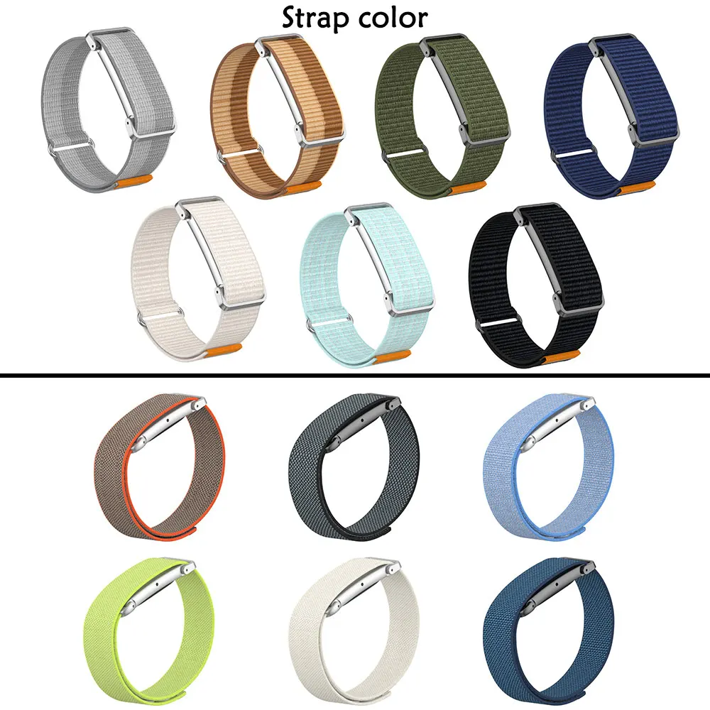 2PCS Nylon Sport Bands Adjustable Breathable Fitness Tracker Strap Quick Release Replacement Wristband for Google Fitbit Air