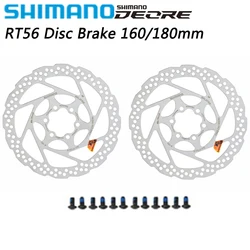 SHIMANO DEORE SM-RT56 disco freno rotore 6 bulloni disco Mountain Bike M610 RT56 M6000 disco freno 160MM/180MM parti MTB originali