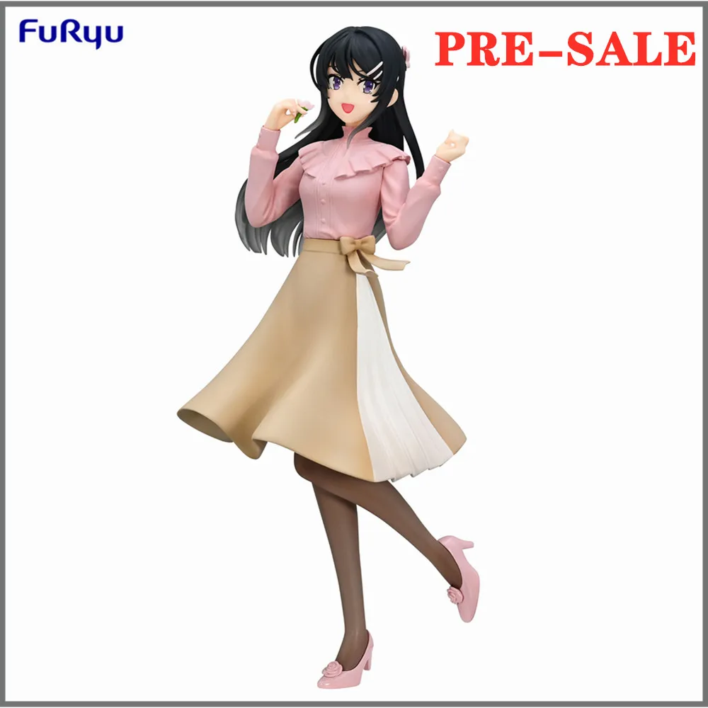 Original Anime Figure Furyu Rascal Does Not Dream Series Trio-Try-iT Figure Mai Sakurajima Spring Outfit ver Action Figurine Toy