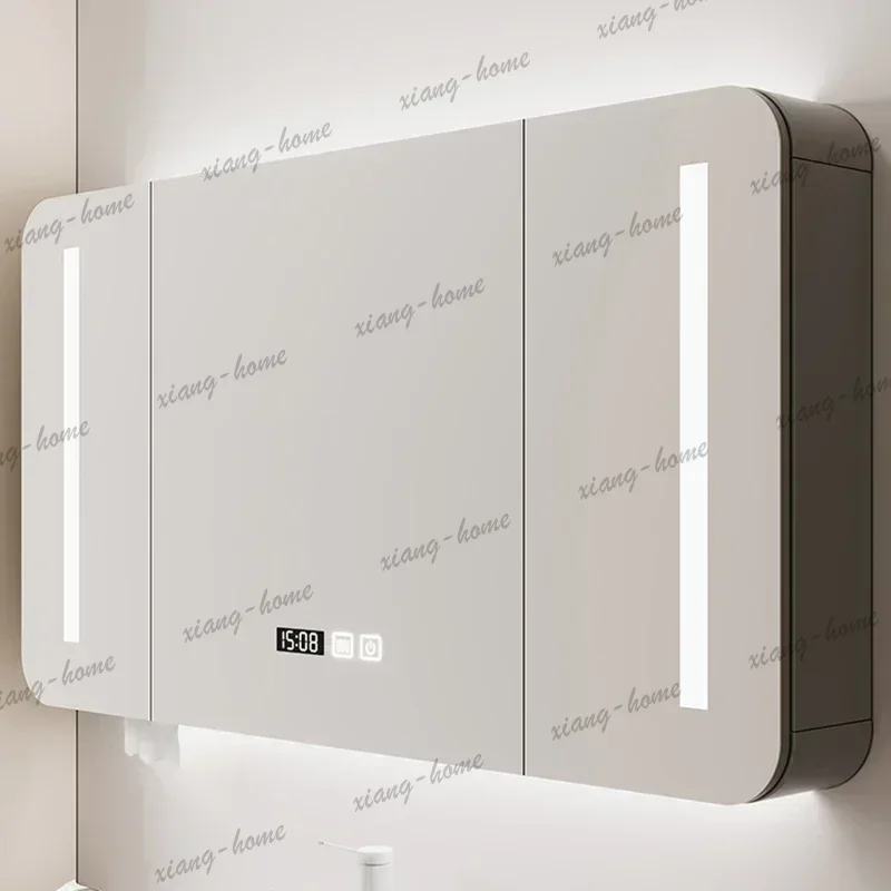 LD Italian Style Touch Bathroom Cabinet Multifunctional Simplicity Bathroom  Defogging Home Furniture Armadi Specchi