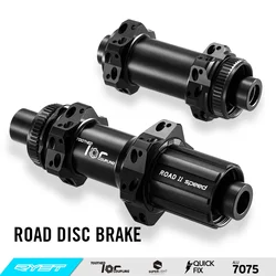 Ryet Disc Brake Road Hub Ceramic Sealed Bearing Straightpull 24 Hole HG XDR Centerlock 24H Thru Axle 12x100 6-BOLTS Cycling Part