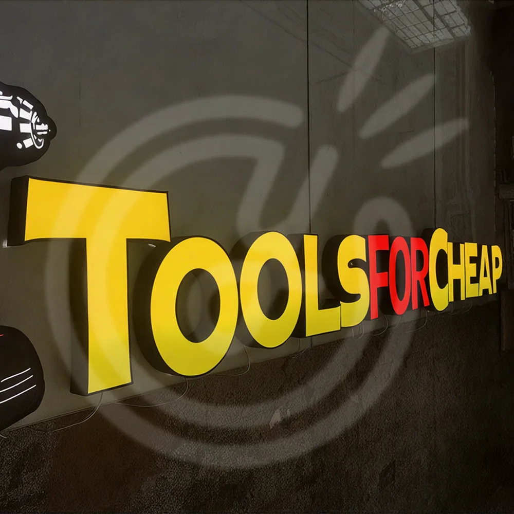 Custom RGB Light Letters Sign LED Luminous Signage Full Color Acrylic Business Logo Wall Brand Neon Letter Signboard