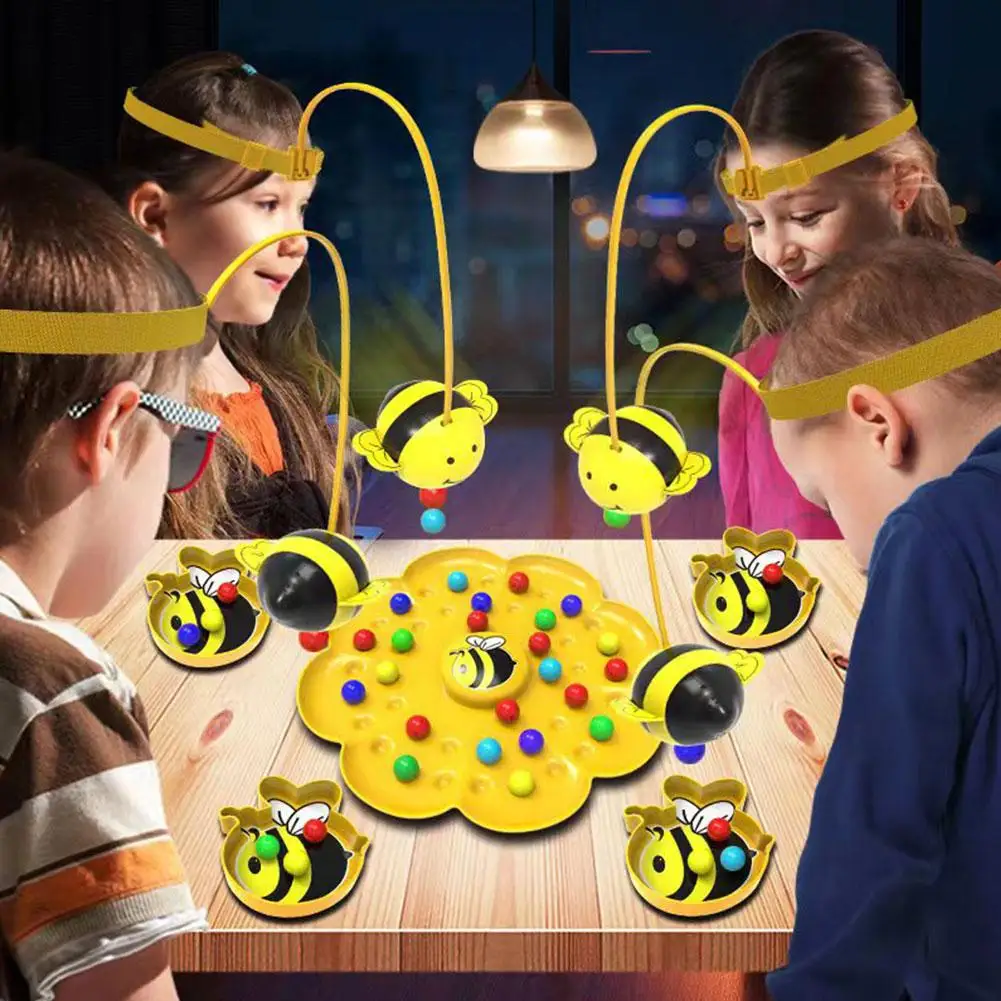 Little Bumblebee Board Game Puzzle Fishing Toy Interactive Educational Toys For Kids Christmas Gift Family Multi-functional