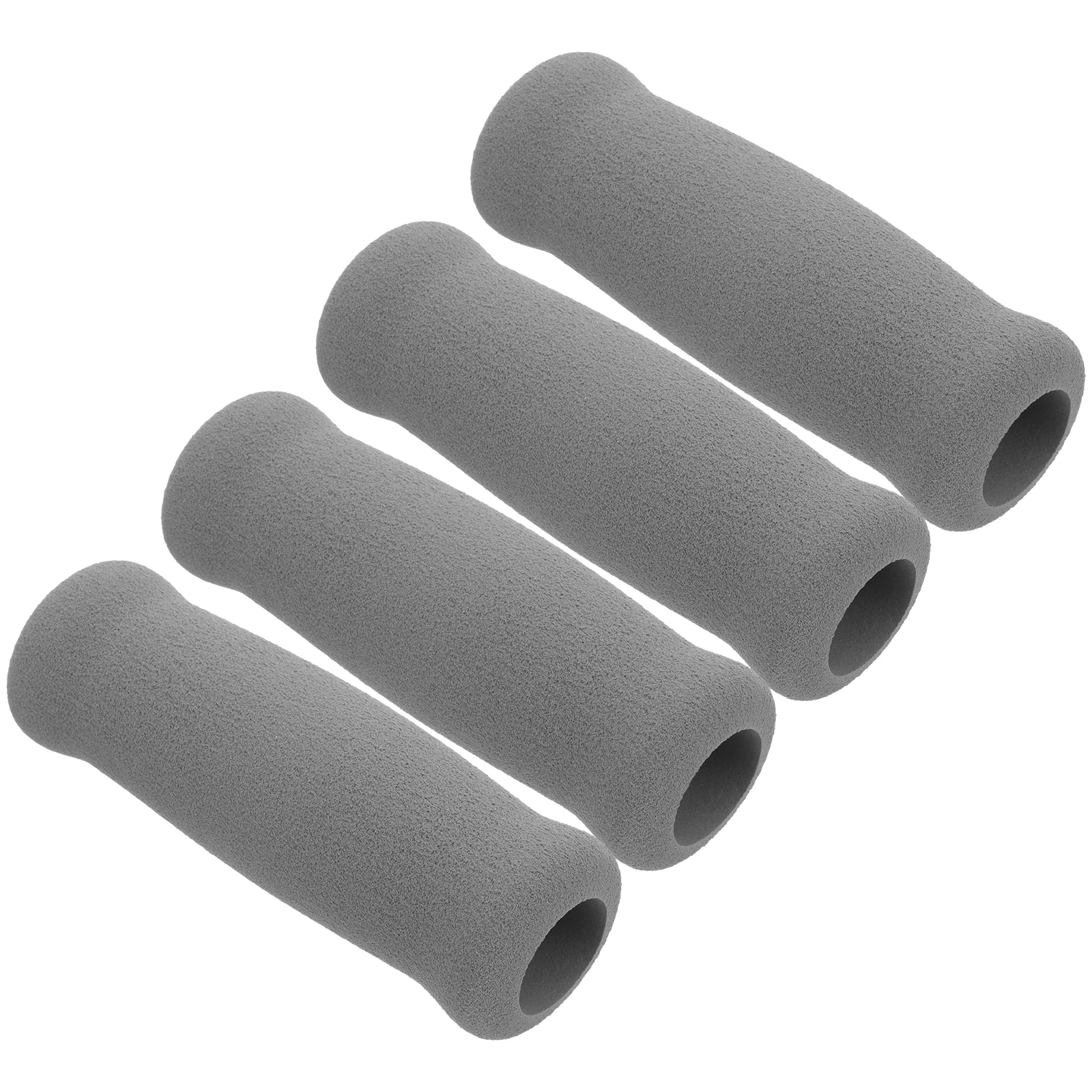 4pcs Hiking Pole Handle Grip Replacement Anti Skid Crutch Hand Grips Sponge Walking Stick Cover Parts Camping Comfort