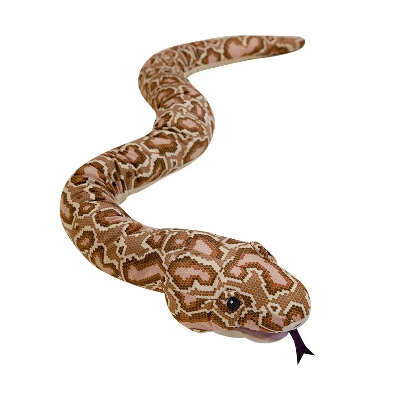 Snake Throw Pillow Cushion Simulation Python Plush Toy Funny Spoof Trick Gift for Girls Wommen Halloween Home Sofa Decoration