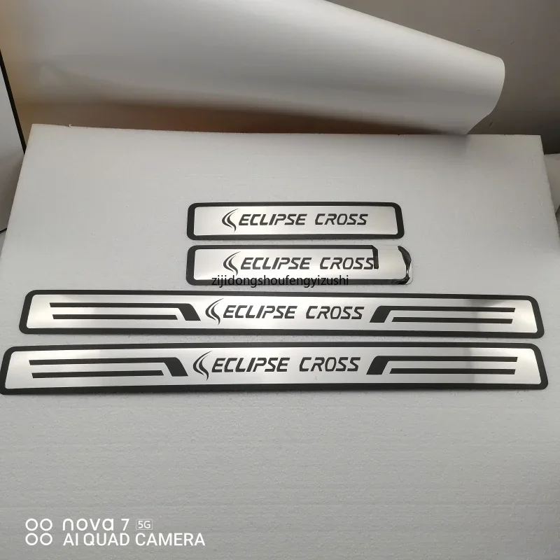 

For Mitsubishi Eclipse Cross 2018-2019 2020 2021 Stainless Steel Door Sill Scuff Plate Welcome pedal Car Accessories