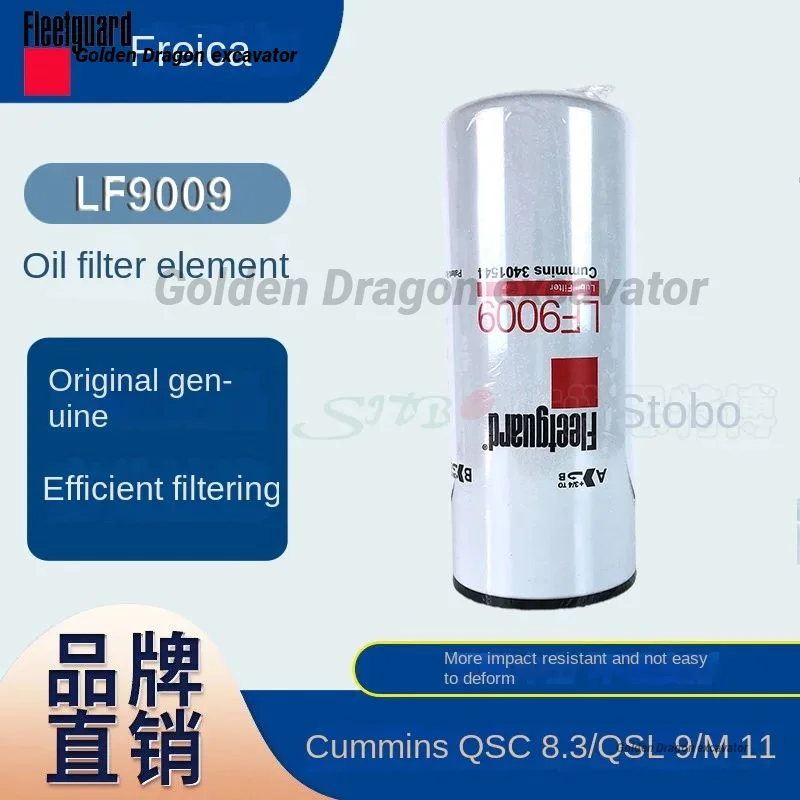 Suitable For Fleetguard Original Oil Filter Lf9009qsc8.3/Qsl9/M11 Series, Etc