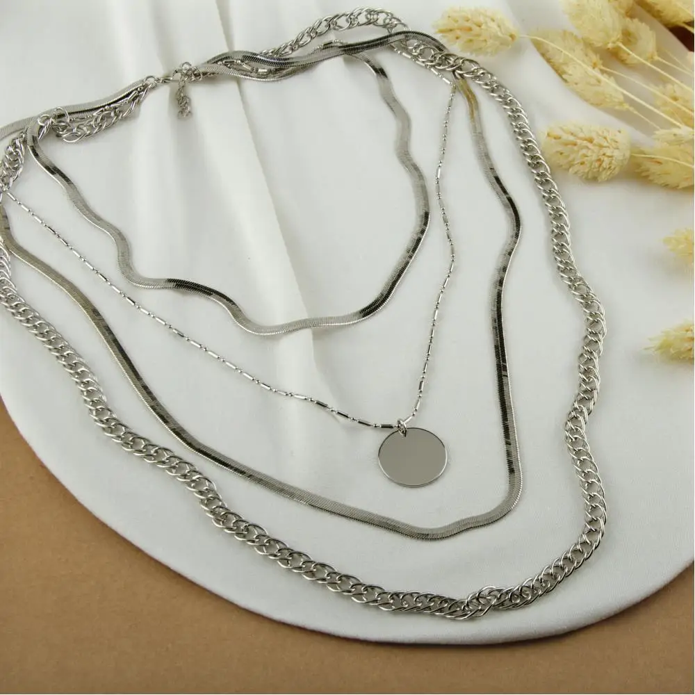 Italian Chain Lux Kombinli Necklace