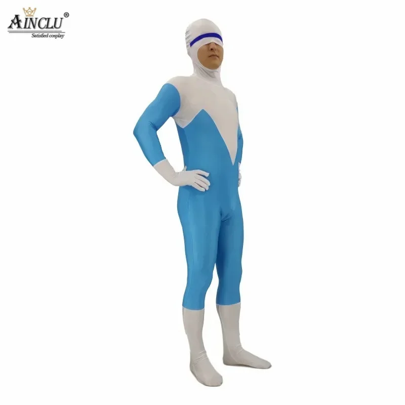 Boys Men Frozone Lucius Best Cosplay Costumes Spandex Movie The Incredibles Bodysuits Jumpsuits