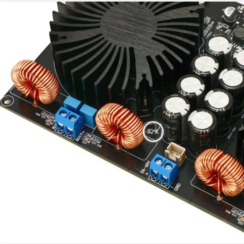 Double core high power 2.0 power amplifier board, household radiator power amplifier board