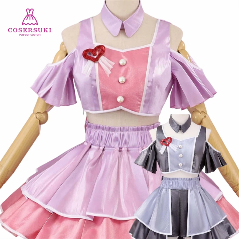 

Uma Musume Pretty Derby 4.5th Anniversary Pink Gray Performance Outfit Cosplay Costume Halloween Christmas Convention Outfit
