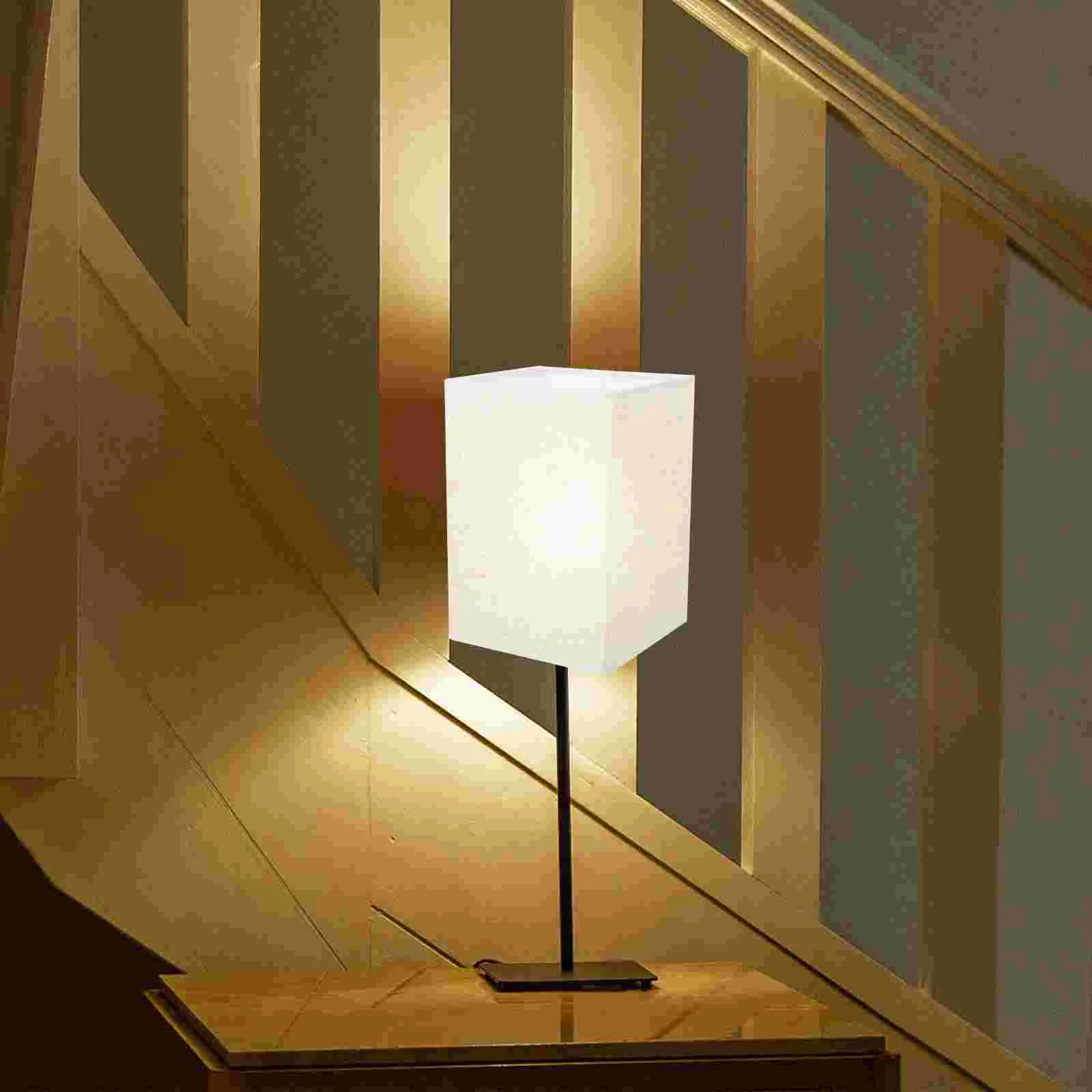 Linen Lampshade Home Cover Ceiling Light Table Desk Lampshades Floor Covers Holder